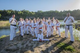 Karatecy z klubu "Chikara" w Nowinach